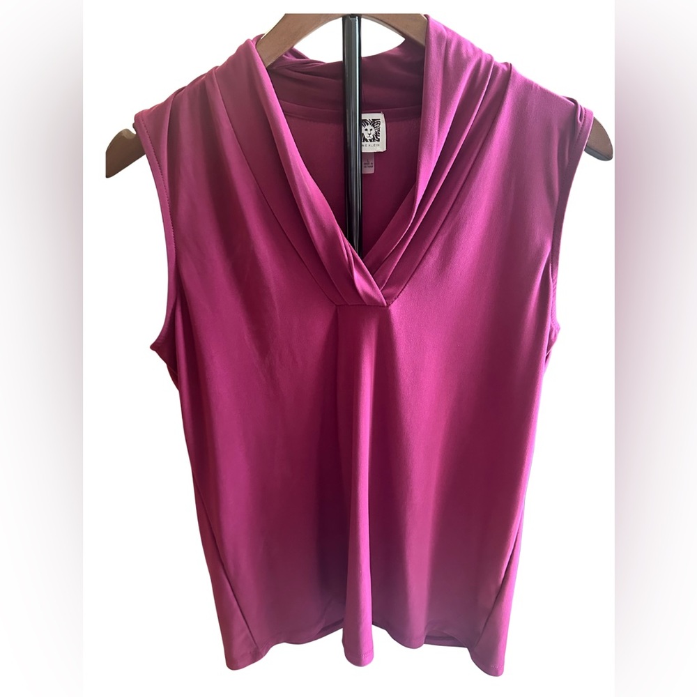 Anne Klein Sleeveless Cowl Neck Top
